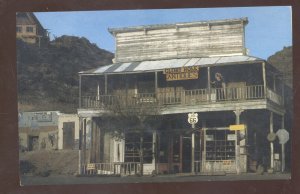 OATMAN ARIZONA ROUTE 66 THE GLORY HOLLE BAR ADVERTISING POSTCARD
