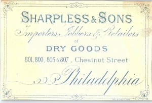 1880's Lovely Lady Sharpless & Sons Lot Of 4 Victorian Trade Card P119