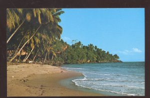 SAMANA DOMINICAN REPUBLIC PLAYA DEL CAREMERO VINTAGE POSTCARD