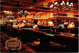 Interior of Casino, Golden Nugget Las Vegas NV Postcard Q43