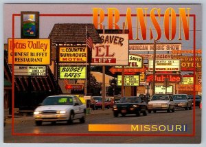 76 Country Music Boulevard, Branson, Missouri, Chrome Postcard