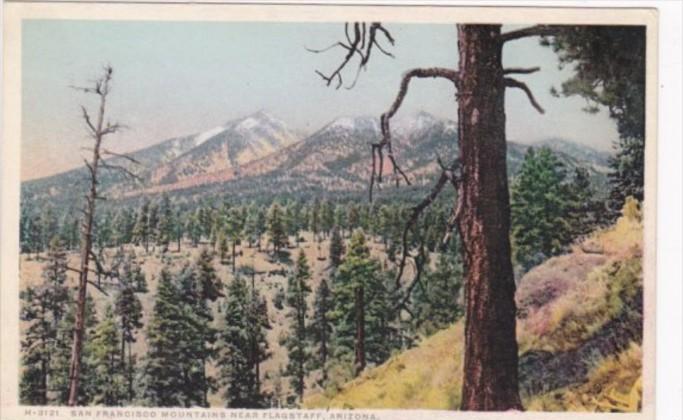 Fred Harvey San Francisco Mountains Near Flagstaff Arizona Detroit Publishing