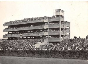 Czechoslovakia CSSR 1947 Golden Helmet Race Grandstand Real Photo PC AA110730