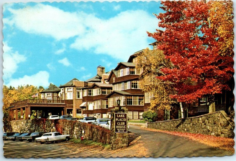 Postcard Lake Placid Club House Lake Placid, New York United