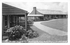 Blue Ridge North Carolina Bluffs Lodge Real Photo Antique Postcard K14864