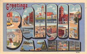 Greetings from Bangor, Maine Large Letter Unused 