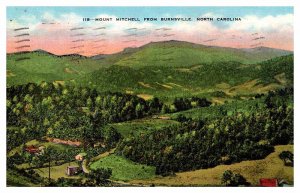 Postcard PANORAMIC SCENE Burnsville North Carolina NC AP2568