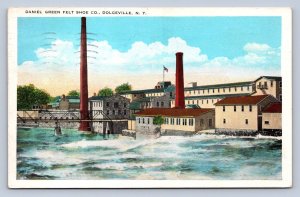 K7/ Dolgeville New York Postcard c1910 Daniel Green Felt Shoe Factory 134