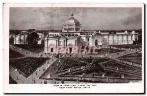 Postcard Old Irish International Exhibition 1907 Fall View From Water