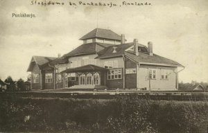 finland suomi, PUNKAHARJU, Savonia, Railway Station (1919) Postcard