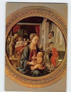 Postcard Madonna, Filippo Lippi, Pitti Gallery, Florence, Italy