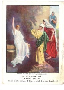 The Resurrection, Christian Picture Bible Lesson, John 14:19