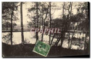 Postcard Old St Germain near Pontivy ponds