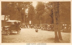RPPC CAMP TUFFIT Lake Mary Ronan, Proctor, Montana 1920s Antique Postcard