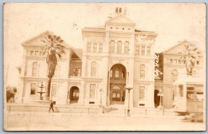 San Diego California 1920s RPPC Real Photo Postcard City Hall Building