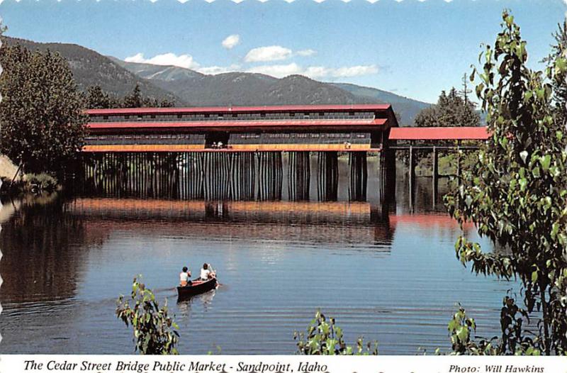 Cedar Street Bridge Public Market - Sanpoint, Idaho