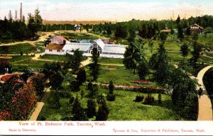 Washington Tacoma View Of Point Defiance Park