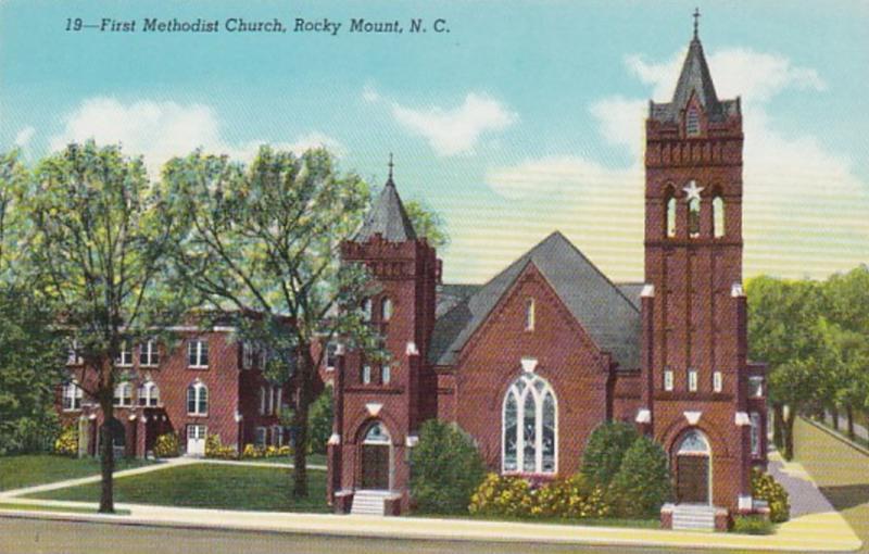 North Carolina Rocky Mount First Methodist Church Curteich