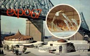 Montreal, Canada Exposition, 1967 expo 67 Unused 