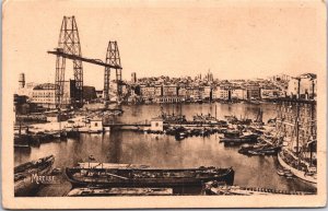France Marseille Bassin du Carénage Vintage Postcard 09.11