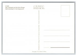 Vail Colorado And The Gore Range Postcard Continental View