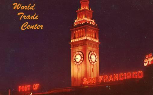 CA - San Francisco, Ferry Building at Night