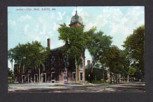 ME City Town Hall Main St SACO MAINE 1900's POSTCARD
