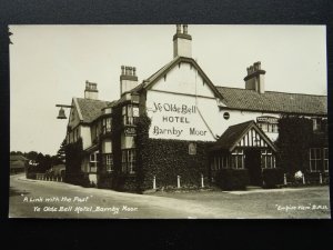 Nottinghamshire BARNBY MOOR Ye Olde Bell Hotel - Old RP Postcard by Empire View