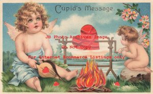 Valentine Day, Unknown Pub, Frances Brundage, Cupid's Message, Hold-to-Light