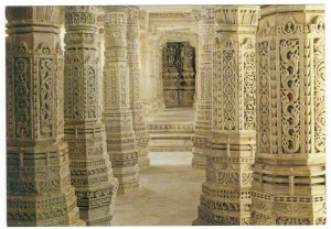 India 2010 Unused Postcard Ranakpur Temple Architecture Columns