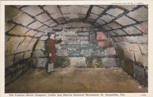 Florida Saint Augustine The Famous Secret Dungeon Castle San Marcos National ...