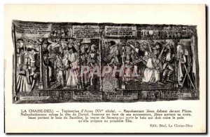 La Chaise Dieu - Tapestries & # 39Arras - Old Postcard