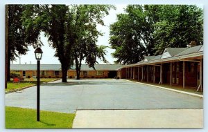 INKSTER, Michigan MI~ Roadside DEL RIO MOTEL Marvin Lila Lawrence 1960s Postcard