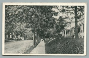 WASHINGTON NJ EAST WASHINGTON AVENUE ANTIQUE POSTCARD