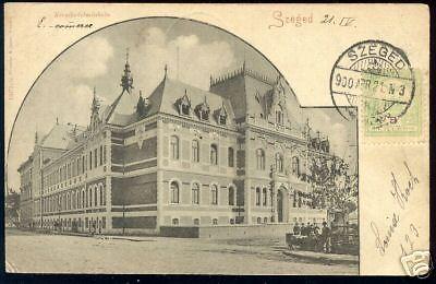 hungary, SZEGED, Kereskedelmüskola (1900) Cancel