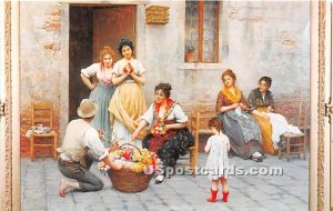 Venetian Flower Vendor, Haussner's Restaurant in Baltimore, Maryland