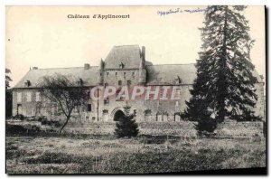 Old Postcard Chateau d'Applincourt