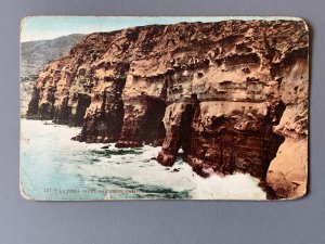 La Jolla San Diego CA Seascape Litho Postcard A1142084052