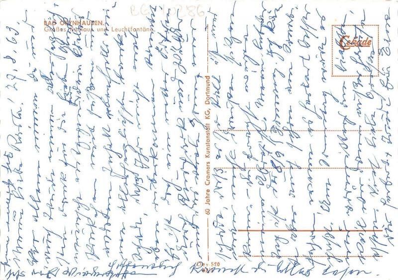 BG10386 bad oeynhausen leuchtfontane   germany