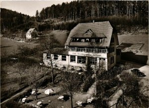 CPA AK Bad Herrenalb- Cafe Pension Waldschlosschen GERMANY (903402)