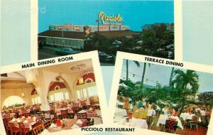 FL, Miami Beach, Florida, Picciolo Restaurant, Dukane Press No. 164