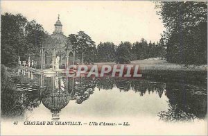 Old Postcard Chateau whipped the island of love