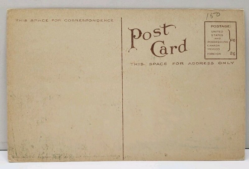 Spokane Washington, Fort Wright Birds Eye View Postcard A19