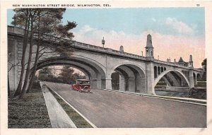 J57/ Wilmington Delaware Postcard c1910 NewWashington Street Bridge 333