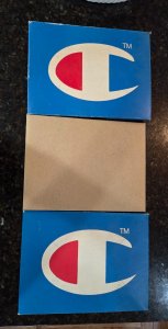 Vintage  Champion Sneaker Empty Box    11 x 8 x 4