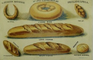 1880's  G. Byron Morse Baker Vienna Bread Rolls & Co. Fancy Cake Depot P100