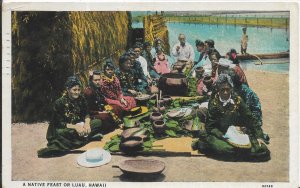 Native Feast or Luau, used 1931 (PC1931)