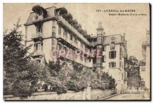 Old Postcard Luxeuil les Bains Hotel Modern