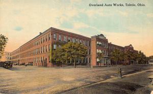 Toledo OH Overland Auto Works Automobile Factory Postcard