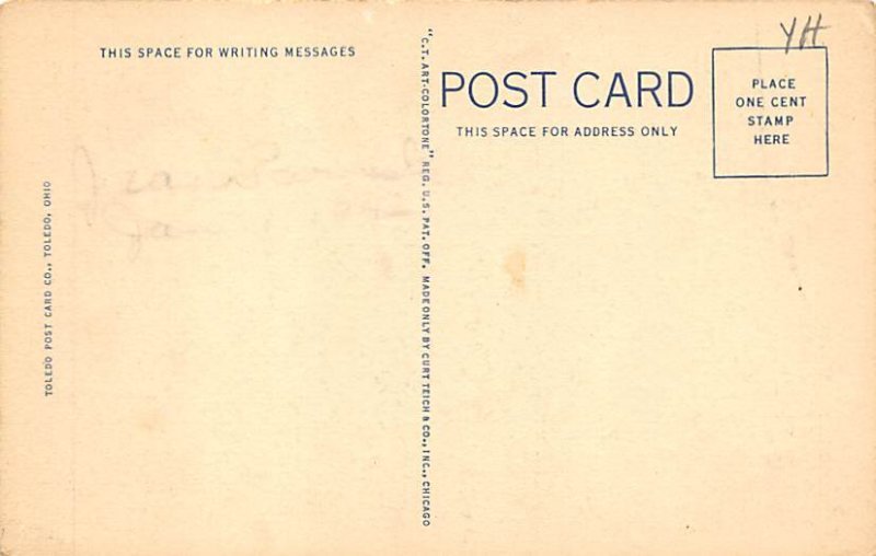 Monkey House, Mountain, Walbridge Park Toledo, Ohio OH Postcard